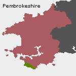 Karte Pembrokeshire